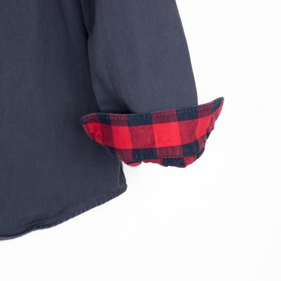 L.L. Bean Men’s Traditional Fit Flannel-Lined Shirt Jacket M-Reg - Picture 7 of 10